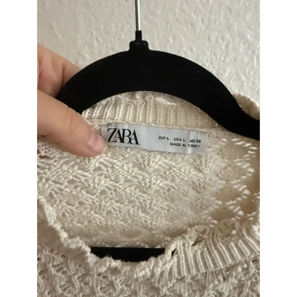 Zara crochet knit